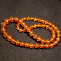 Vintage amber beads necklace